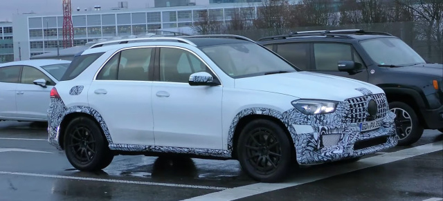 Mercedes-AMG Erlkönig erwischt: Video: Mercedes-AMG GLE 63 für 2019