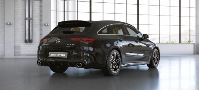 AssenheimerMulfinger-Stern der Woche: Mercedes-AMG CLA 35 4MATIC Shooting Brake: Nur solange der Vorrat reicht: Ohne Anzahlung - Sonderleasing für den CLA 35 4MATIC Shooting Brake