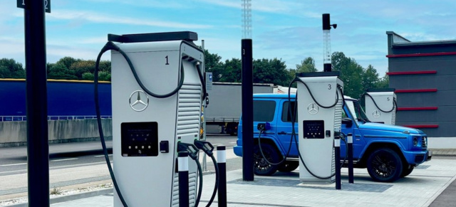 Mercedes-Benz & Elektromobilität: Mercedes-Benz und Autohofkette „24-Autohöfe“ verkünden strategische Partnerschaft zum Laden entlang deutschen Autobahnen