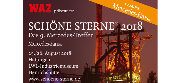 SCHÖNE STERNE 2018: Termin und Ort stehen fest: SCHÖNE STERNE‭ ‬2018‭ ‬wieder in Hattingen auf Henrichshütte