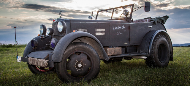 14. SCHÖNE STERNE, 24./25. August 2024, Hattingen/Ruhr: Mercedes-Benz Eilschlepper von 1941 kommt zum großen Mercedes-Festival