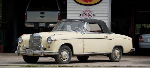 1 von 1.112 Cabriolets: 1960 Mercedes-Benz 220 SE Cabriolet: Unrestaurierter Klassiker für $63,250 versteigert