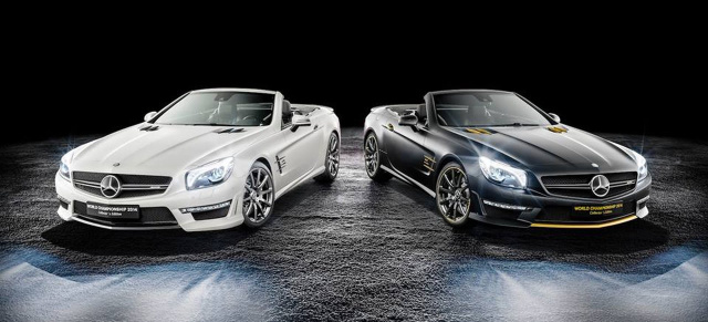 Mercedes-Benz F1-Sondermodell:  „SL63 AMG World Championship 2014 Collector's Edition“ wird 19 mal gebaut