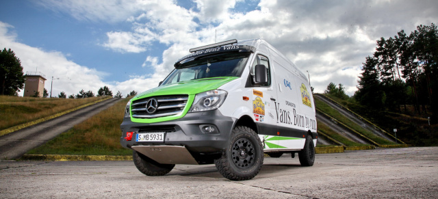 Rallye-Servicefahrzeug Mercedes-Benz Sprinter 316 CDi 4x4 KaWa: Die dicke Berta für alle Fälle!