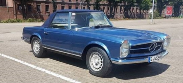 Autodiebstahl in Düsseldorf: Mercedes-Benz 280 SL Pagode (W113) geklaut