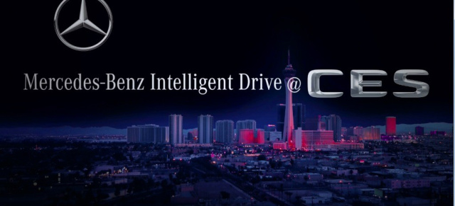 Mercedes auf der CES: Die Zukunft erfahrbar machen: Auf der  Consumer Electronics Show  (CES, vom 7. bis 10. Januar 2014) zeigt Mercedews drei Weltpremieren Nest-Integration, Pebble-Support und Google+