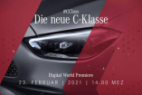 Mercedes-Benz: Weltpremiere voraus: Die neue C-Klasse zeigt sich: 23. Februar um 14:00 Uhr MEZ