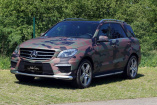 Der neue Wolf? Mercedes-Benz ML 63 AMG: Luxus-SUV in Flecktarn-Optik