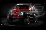 Roter und rassiger: Mercedes G63 AMG 6x6 mit Luxus-Interieur: Carlex Design peppt das G-Monster für mehr Sixappeal auf