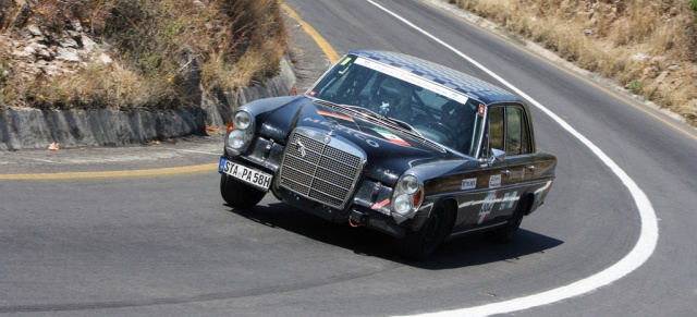 Die Carrera Panamericana-S-Klasse: 21. bis 27. Oktober: Einstige Bänker-Limousine wird zum Langstrecken-Rennwagen // Live-Blog von der Carrera ab dem 21. Oktober hier auf Mercedes-Fans.de