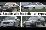 Mercedes-Benz Erlkönig Quartett: 4 x C-Klasse MoPf: Vier auf einen Streich: alle C-Klasse-Facelift-Modelle in einem Video