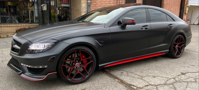 Sterne unterm Hammer bei RENNtech: Rennt wie die Sau: Mercedes-Benz CLS 63 AMG R1 steht zum Verkauf