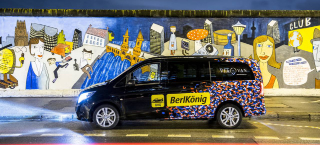 Ridesharing:  BVG, Mercedes-Benz Vans und Via bringen On-Demand Ridesharing nach Berlin