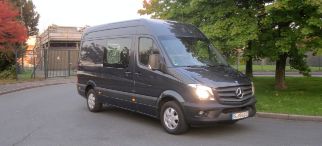 Mercedes-Fans fuhr den Welttransporter: Mercedes-Benz Sprinter 313 BlueTec