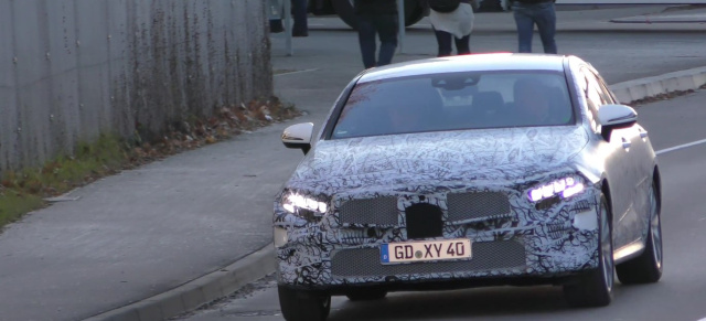 Mercedes-Benz Erlkönig Video-Premiere: Spy Shot Video: Erste bewegte Bilder  vom CLS-Nachfolger „Mercedes-Benz CLE“