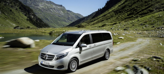 Premiere in Paris: V-Klasse 4MATIC: V 250 BlueTEC mit Allradantrieb 4MATIC ab Dezember bestellbar