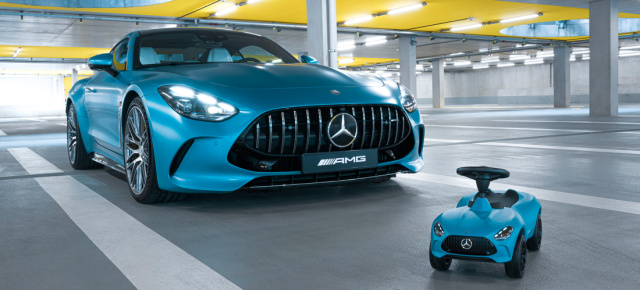 Großes LeBENZgefühl für die Kleinen: Mercedes-Benz Kinderrutscher: der neue Bobby-AMG