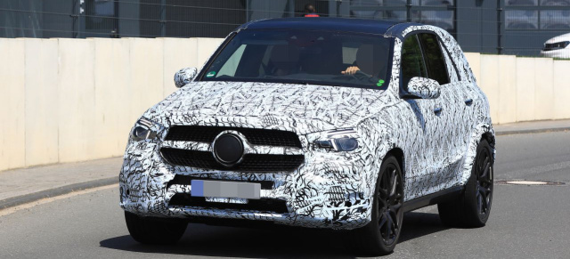 Erlkönig Premiere: Mercedes-AMG GLE63 W167: Spy Shot Debüt: Mercedes-AMG GLE 63 W167 zeigt sich erstmals vor der Kamera