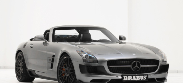 SLS AMG Roadster mit Performance Plus: BRABUS macht den offenen Mercedes SLS AMG frischer und flotter 