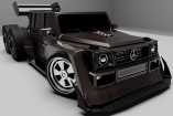 Mercedes-G-Klasse -  viruelles Tuning im Hot-Wheels-Look: Vision von der wilde Sorte: Mercedes G-Klasse 6x6