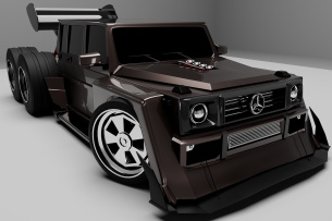 Vision von der wilde Sorte: Mercedes G-Klasse 6x6