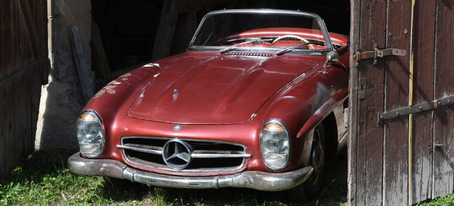 Mercedes-Benz 300 SL Roadster (W198-II): La Vie Est Belle: 300 SL Scheunenfund aus Südfrankreich