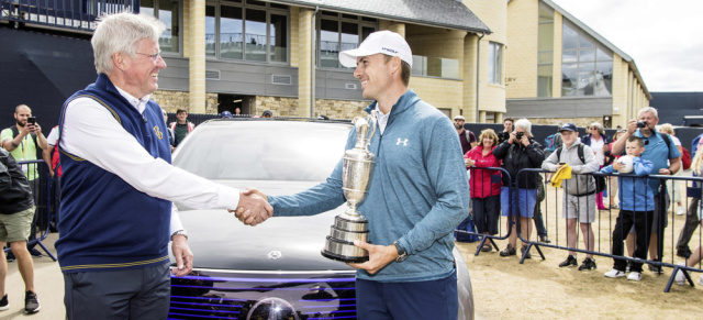 Engagement im Golfsport (147. Auflage von The Open): Mercedes-Benz zeigt die Zukunft der Elektromobilität