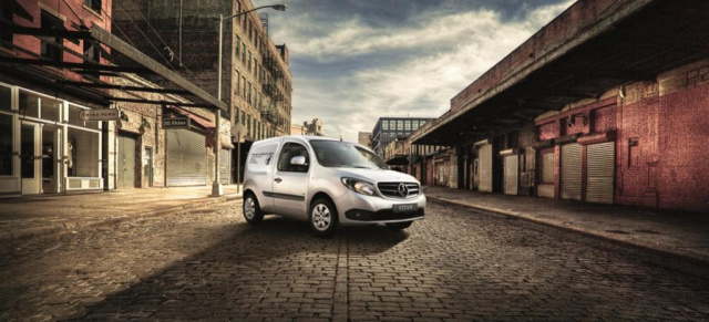 Glücksbringer"  Mercedes-Benz Citan  Sondermodell Kurt Kleeblatt": Mercedes-Benz Citan speziell für Schornsteinfeger