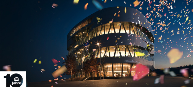 Happy Birthday!: 2016 feiert das Mercedes-Benz Museum 10-jähriges Jubiläum