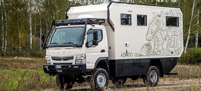 Azimoo Tepui: Neues Expeditionsfahrzeug auf Basis Fuso Canter 4x4: Für Entdecker und Abenteurer: Azimoo Tepui Expeditionsmodell