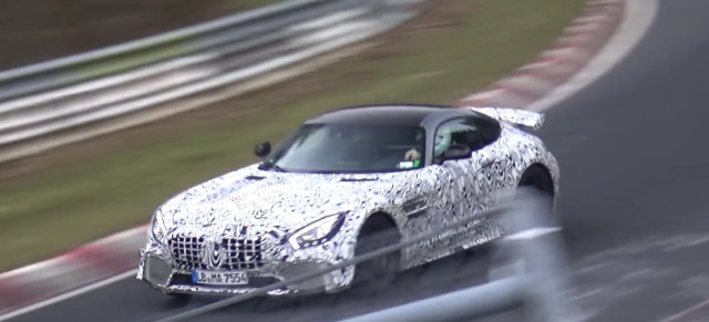 Erlkönig-Video: Mercedes-AMG GT-R : Mit Karacho durch die Grüne Hölle: Mercedes-AMG GT-R auf dem Nürburgring 