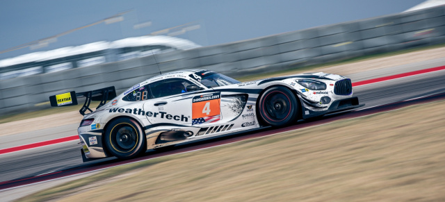 Mercedes-AMG Customer Racing beim 24h-Rennen in Austin/USA: Gesamtsieg für BLACK FALCON