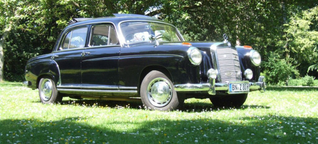 56er Mercedes 220S: Freunde fürs Leben: Konditionsstarker Mercedes W180