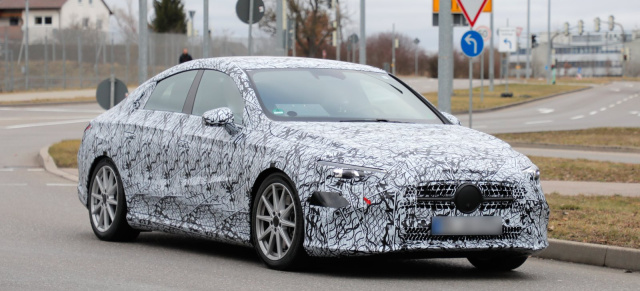 Mercedes-Erlkönig entdeckt: Spy Shot: Aktuelle Bilder vom Mercedes CLA Verbrenner 2025