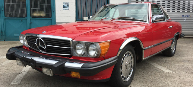 Lance David Arnold auf der Suche nach einem „Auto mit Charakter“ : California Love! Mercedes-Benz 450 SL als US-Import