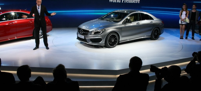 Daimler in Detroit: Präsentation CLA: Der Baby CLS zeigt sich erstmals auf der großen Bühne 