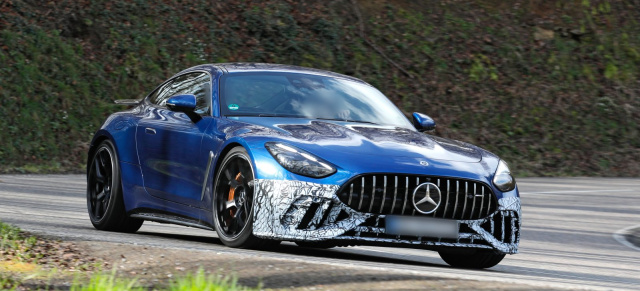 Mercedes-AMG Erlkönig-Premiere: Spy Shot Debüt: „Mercedes-AMG GT 63 Performance“ ohne E-Power-Plus