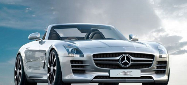 Warten auf das Mercedes SLS AMG Cabriolet: Wird der Mercedes Tuner auf dem Genfer Autosalon eine Cabrio-Studie vom SLS zeigen?   