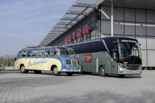 Eine Marke schreibt Geschichte: 75 Jahre Setra: Vom S 8 zum Hightech-Reisebus