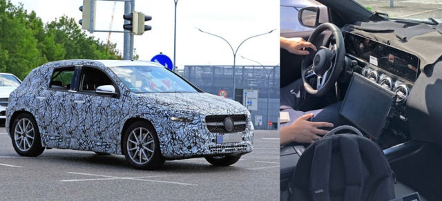 Mercedes-Benz Erlkönig erwischt: Star Spy Shot: aktuelle Aufnahmen vom GLA II H247