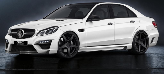 Bei Tuner GSC in Planung: Peformance-Kit für die neue E-Klasse: Erste Bilder vom Mercedes-E-Klasse-Tuning Programm von German Special Customs