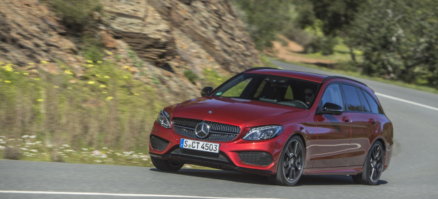 Mut zur Lücke!: Fahrbericht:  Neues Sportmodell Mercedes-Benz C 450 AMG 4MATIC