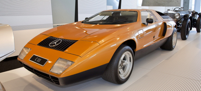 Sonderausstellung im Mercedes-Benz Museum : Zeitlos und visionär: „Auto“-Biografie des Mercedes C 111