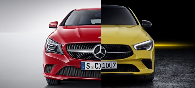 CLA Shooting Brake - Kopf an Kopf: x117 vs. x118: Gesichtsvergleich: Mercedes CLA Shooting Brake - wie sehr hast Du dich verändert?