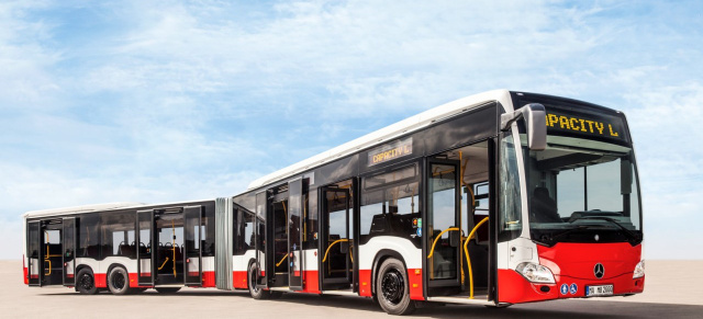 Busse: Mercedes-Benz hat den längsten : Daimler auf dem UITP-Kongress in Mailand (08.06.-10.06.)