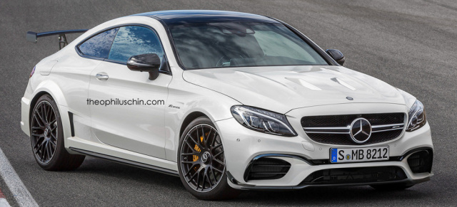 Mercedes von morgen: Mercedes-AMG C63 Black Series Coupé: Black Series Comeback in Sicht? So würde die Black Series Variante eines Mercedes-AMG C63 aussehen