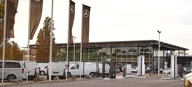 Mercedes-Benz Autohaus: Wiedereröffnung der modernisierten Niederlassung in Berlin Spandau