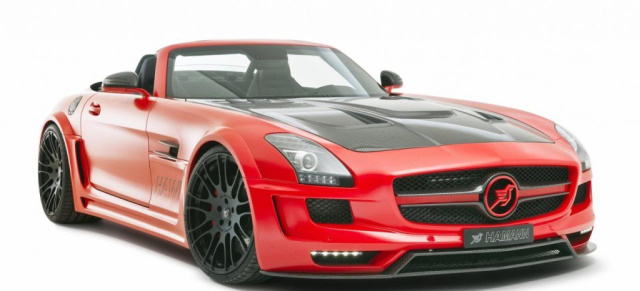 Premiere in Genf: Hamann Hawk Roadster : Der deutsche Tuner präsentiert einen 320 km/h schnellen Sportwagen auf Basis des Mercedes-Benz  SLS AMG Roadster r 