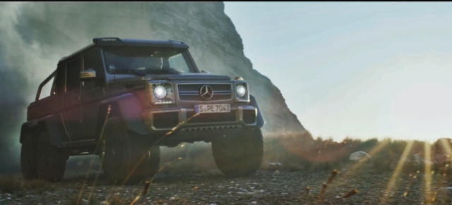 Sixfilm:  G63 AMG 6x6 on the rocks!: Der dreiachsige G63 erklimmt felsiges Terrain 