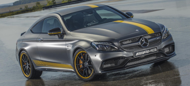 Kraft und Protz: Mercedes-AMG C 63 Coupé Edition 1 : Sondermodell zum Marktstart des neuen C63 Coupé (C205)